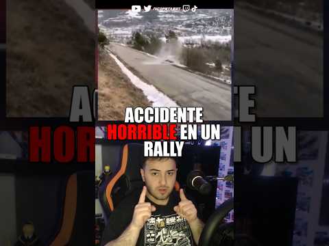Accidente dramático en el rally de Montecarlo
