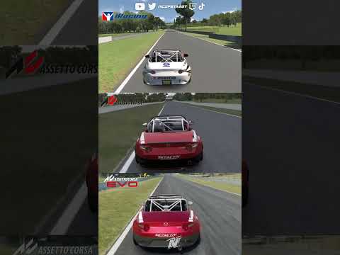Mazda MX-5 Cup: comparativa en iRacing, Assetto Corsa y ACE