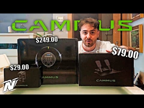 YA NO COMPRES un VOLANTE de CORREAS para EMPEZAR — Análisis y unboxing del CAMMUS C5
