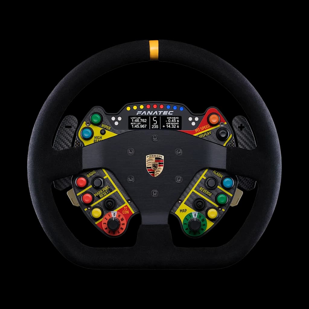 Podium Steering Wheel Porsche 911 GT3 R (Suede)